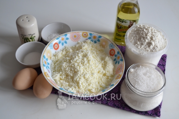 Ингредиенты для пончиков быстро и легко