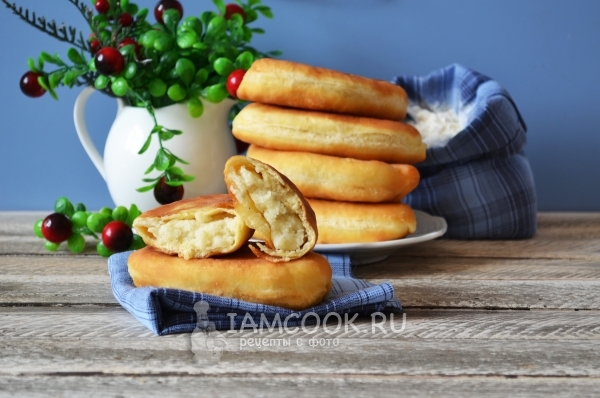 Рецепт пирожков из теста на картофельном отваре с сухими дрожжами