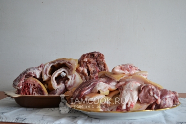 Разрезать голову на куски