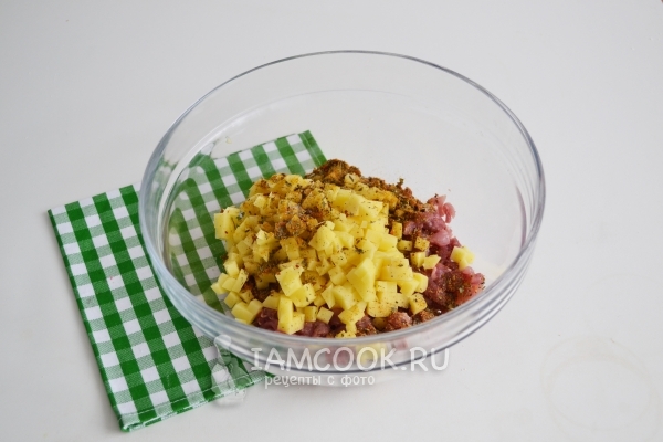 Соединить компоненты начинки