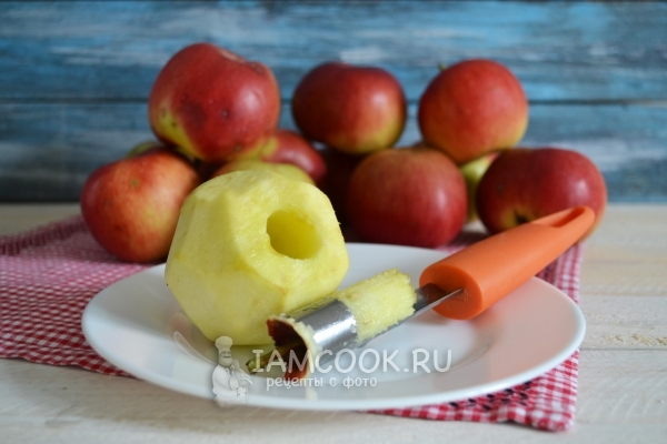 Почистить яблоки