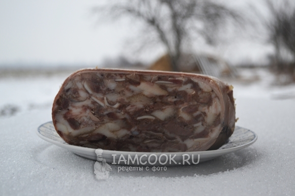 Рецепт сальтисона из свиной головы