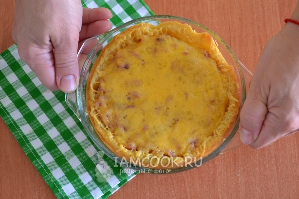 Классический французский луковый пирог