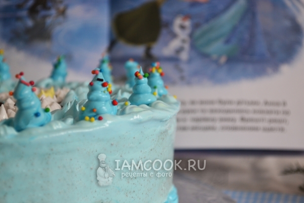 Украсить торт кремом