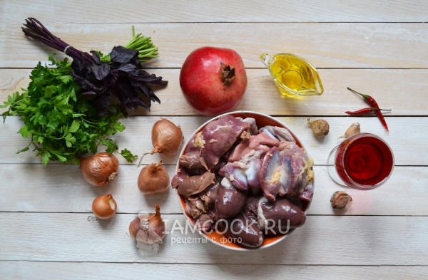 Ингредиенты для кучмачи по-грузински