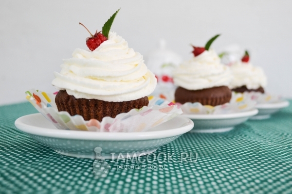 Рецепт шоколадных кексов в силиконовых формочках