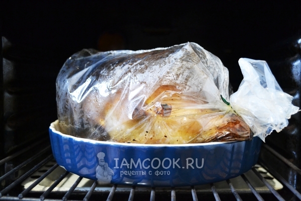 Поставить утку в духовку