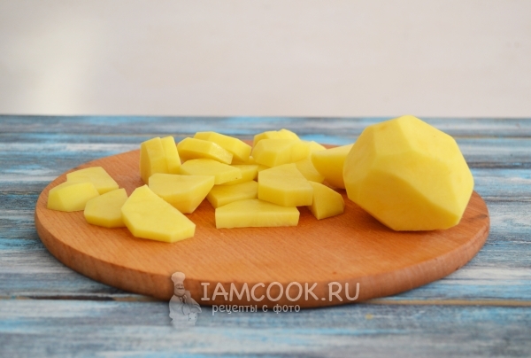 Порезать картофель