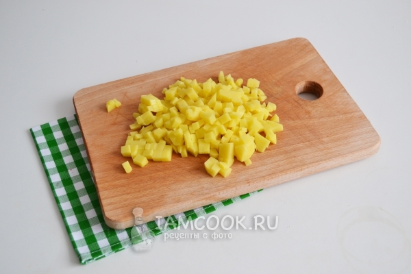 Порезать картофель