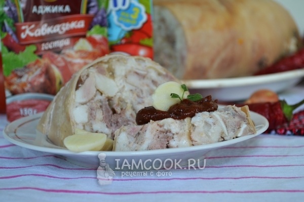 Фаршированный свиной желудок