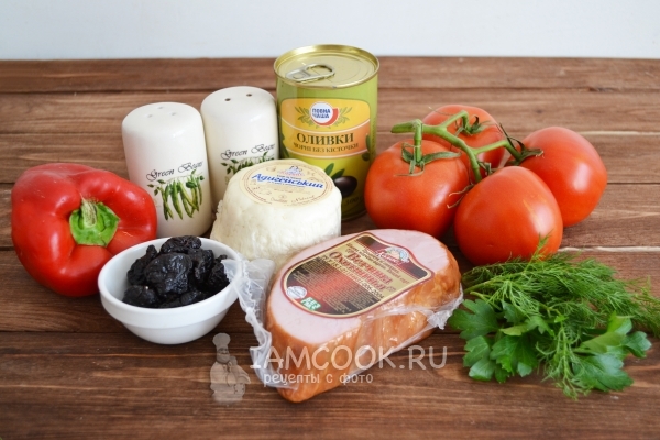 Ингредиенты для закуски «Веселый старец»