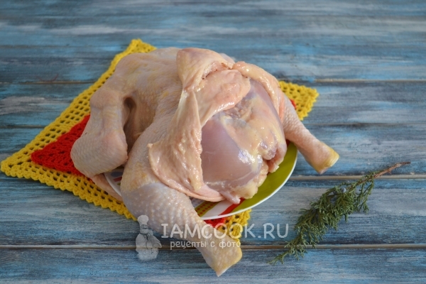 Снять с курицы кожу