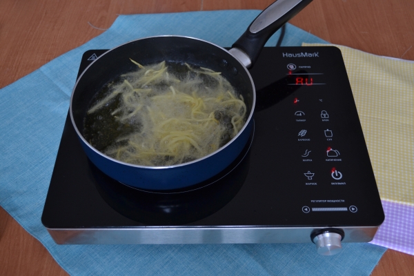 Пожарить картофель в масле