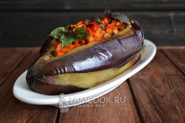 Рецепт баклажанов с бараниной в духовке
