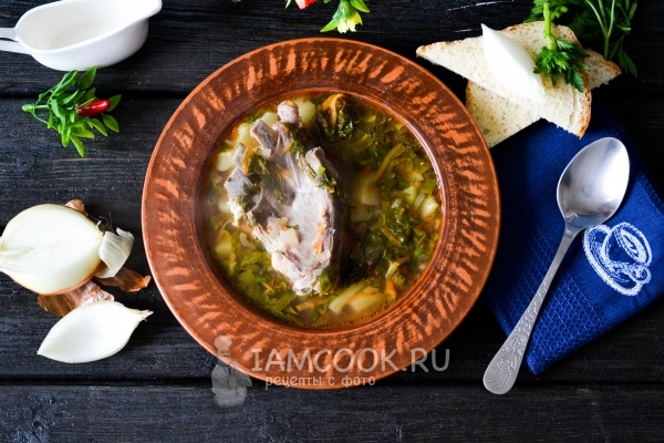 Борщ из баранины