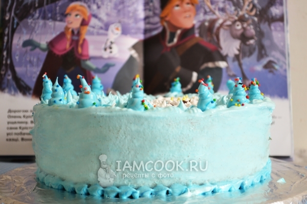 Торт «Холодное сердце»