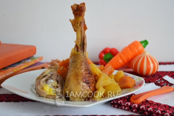 Рецепт домашней курицы, запеченной в духовке