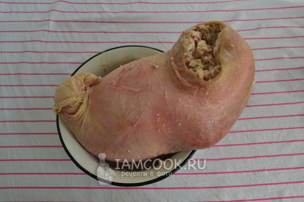 Нафаршировать желудок