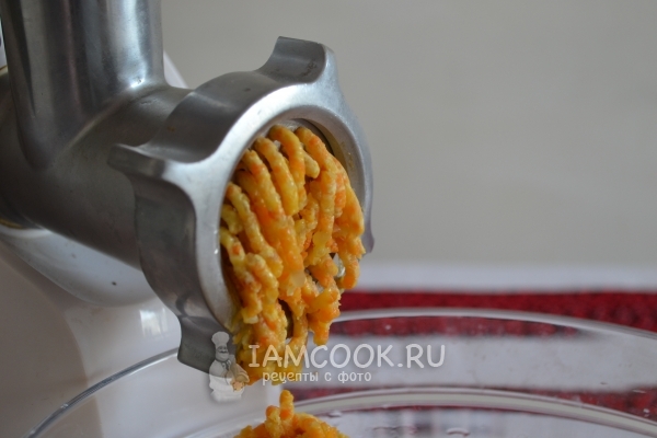 Перекрутить овощи