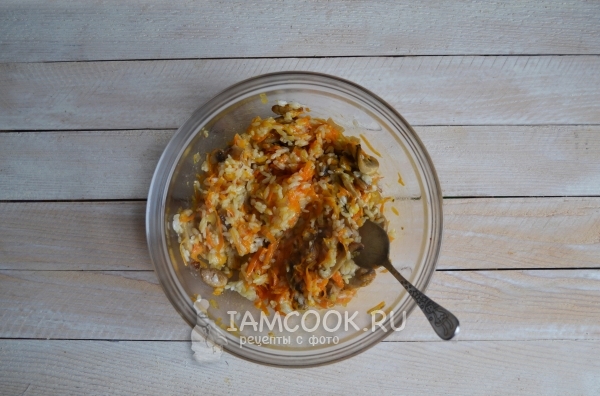 Размешать начинку