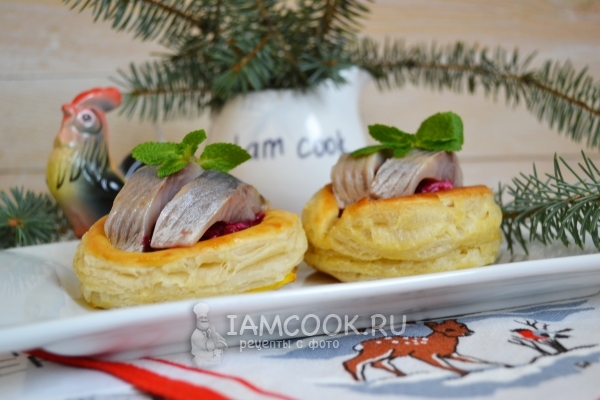 Фото волованов со свеклой и сельдью