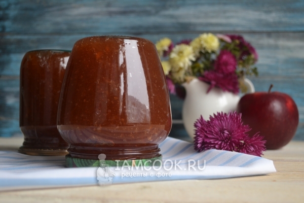 Готовый яблочный джем в мультиварке на зиму