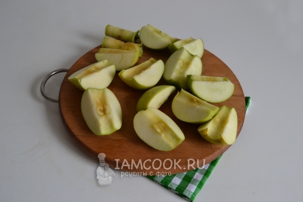 Почистить яблоки