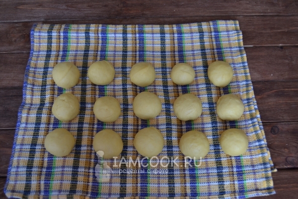 Разделить тесто на части