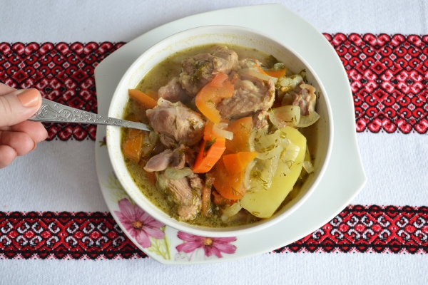 Готовая сорпа из баранины