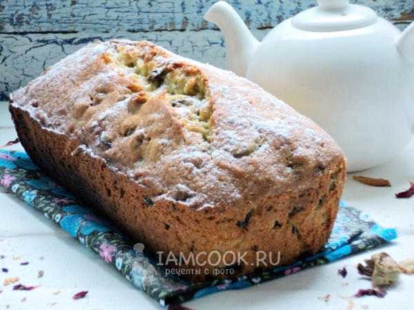 Фото кекса с изюмом в духовке