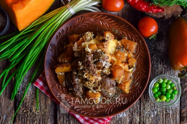 Фото тыквы с печенью