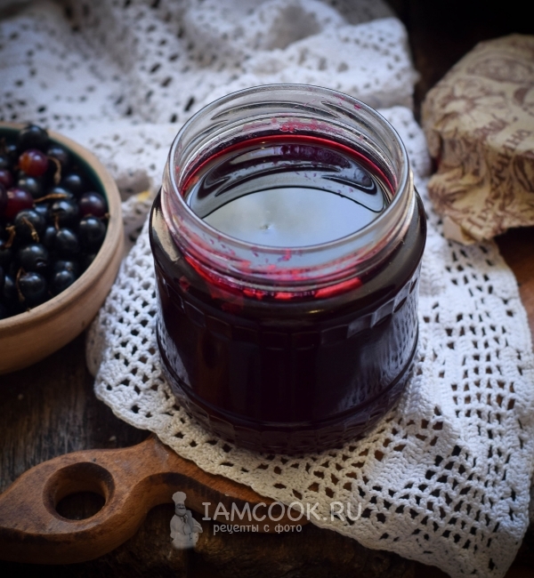 Рецепт желе-пятиминутки из черной смородины на зиму