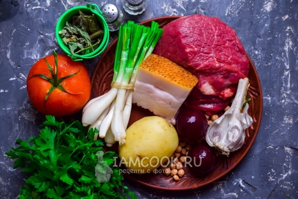 Ингредиенты для Пити