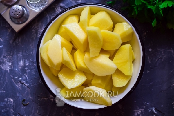 Порезать картофель