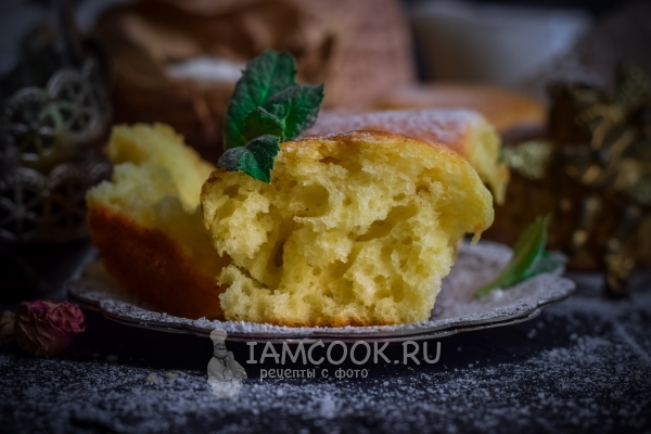 Рецепт творожных кексов в силиконовых формочках