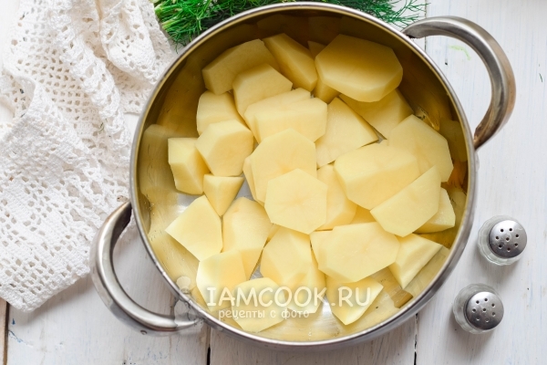 Порезать картофель