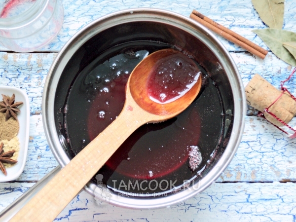 Сварить вино с сахаром