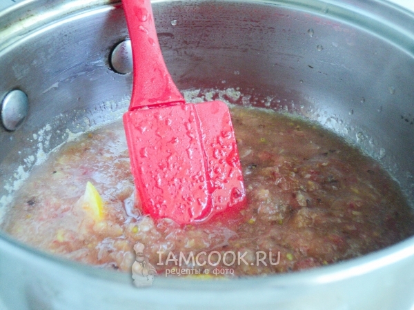 Всыпать желирующий сахар