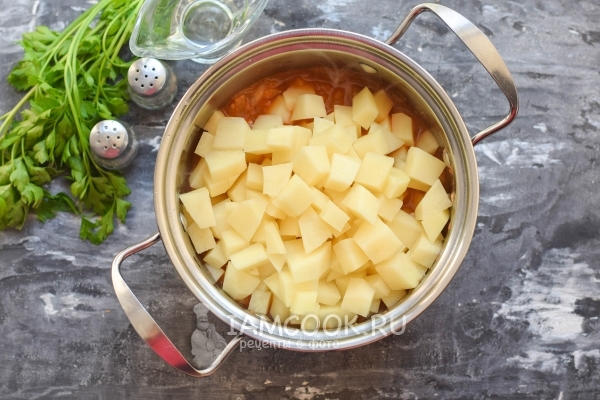 Добавить картофель