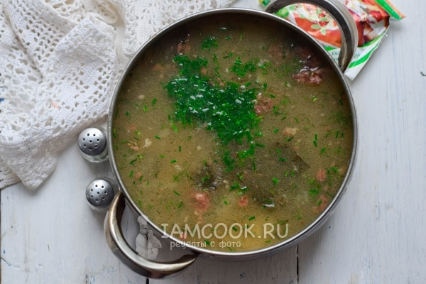 Добавить воду и зелень