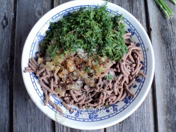 Соединить ингредиенты для начинки