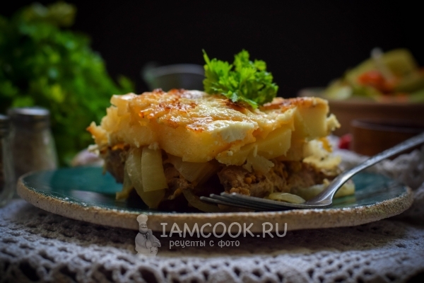 Фото картофеля по-королевски в духовке