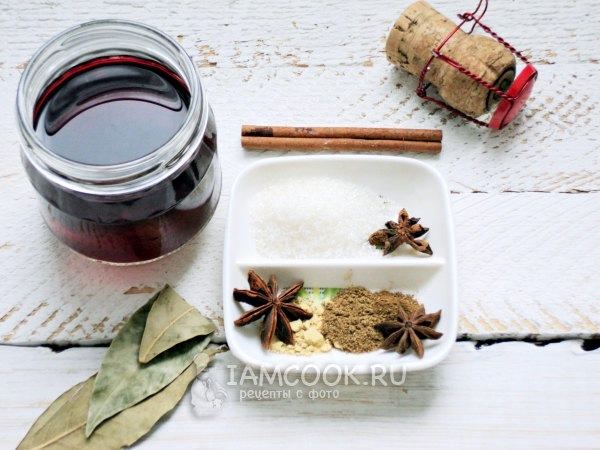 Ингредиенты для винного сиропа