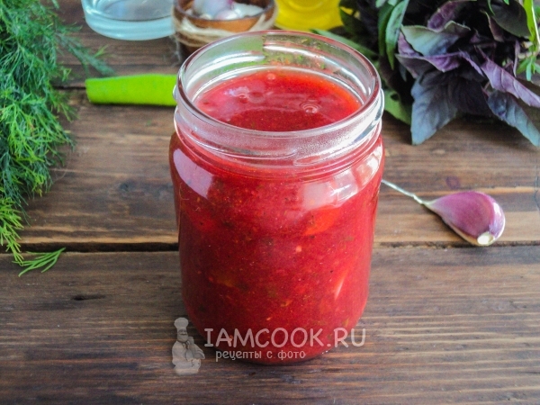 Фото острого соуса из алычи