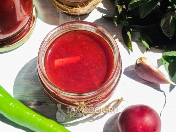 Рецепт острого соуса из алычи