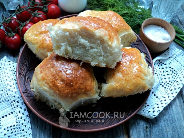 Фото духовых пирожков с печенкой