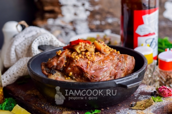 Фото свинины в пиве в духовке