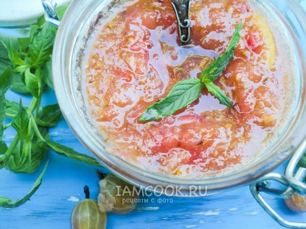 Рецепт джема из крыжовника, лимона и мелиссы