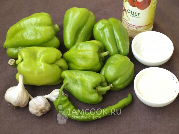 Ингредиенты для зелёной аджики