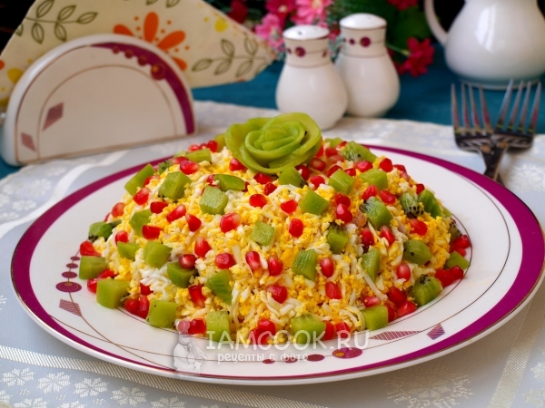 Фото салата «Уральские самоцветы»